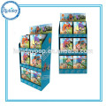 Cardboard Reading Book Holder Stand For Book Shop,Promotion Floor Durable Book Display Stands